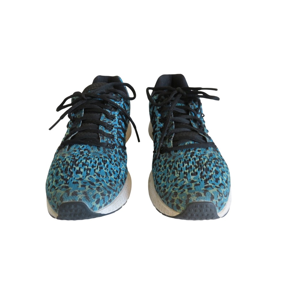 Nike Air Zoom Pegasus 32 Women's‎ Running Shoes Teal Leopard Print Size 7.5 - Picture 5 of 10